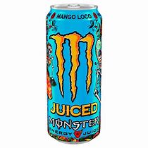 Pack de 12 canettes Monster juiced mango loco, 50 cl